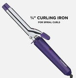 Wholesale-Conair CB433 Supreme Triple Curling Iron Set (1", 0.5", 0.75" Ceramic Spring Irons)-Beauty and Grooming-Electro Vision Inc