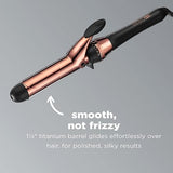 Wholesale-Conair CD251N INFI PRO 1-1/4 CURL IRON ROSEGOLD-Electro Vision Inc