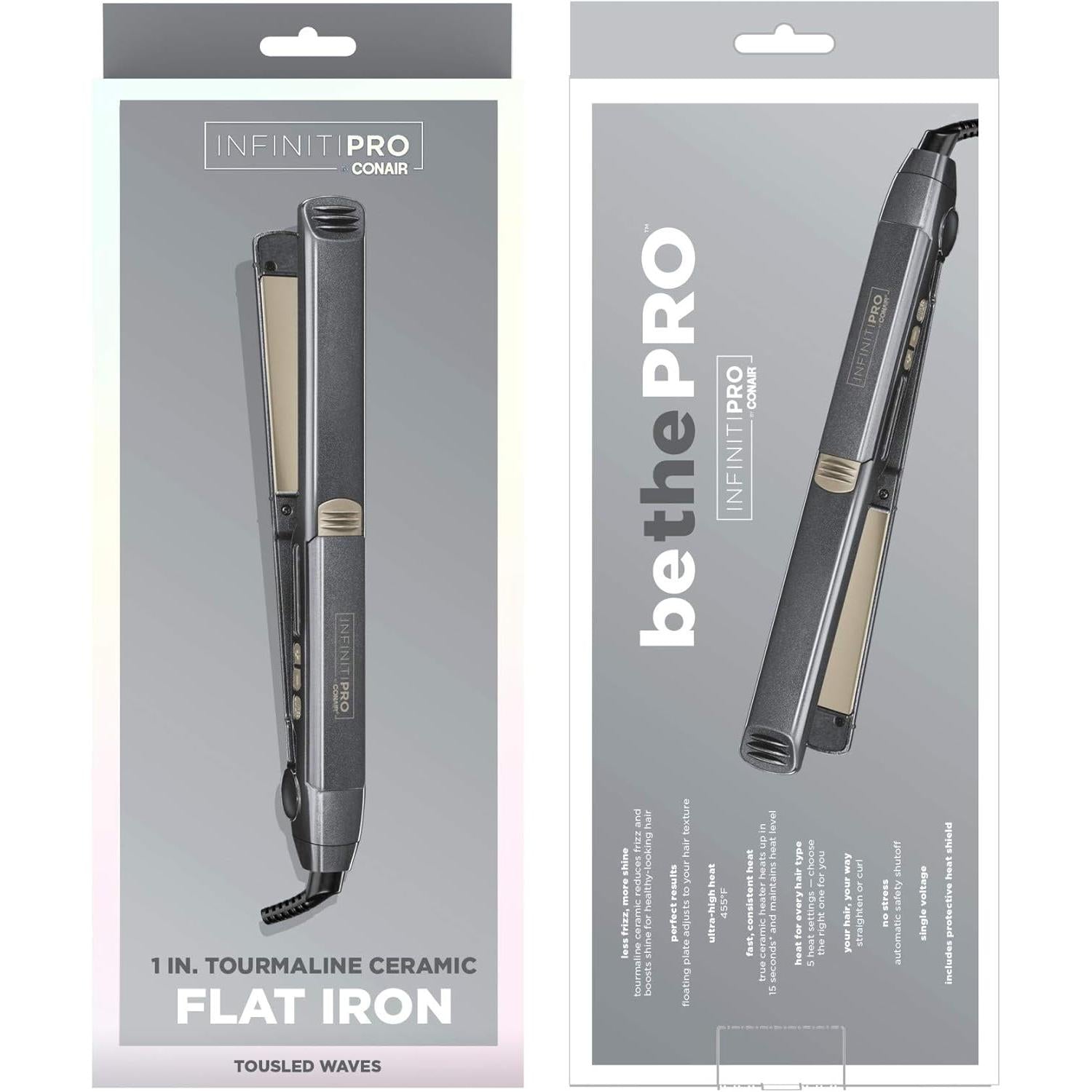 Wholesale-Conair CS31N Infiniti Pro 1" Ceramic Flat Iron-Flat Iron-Electro Vision Inc