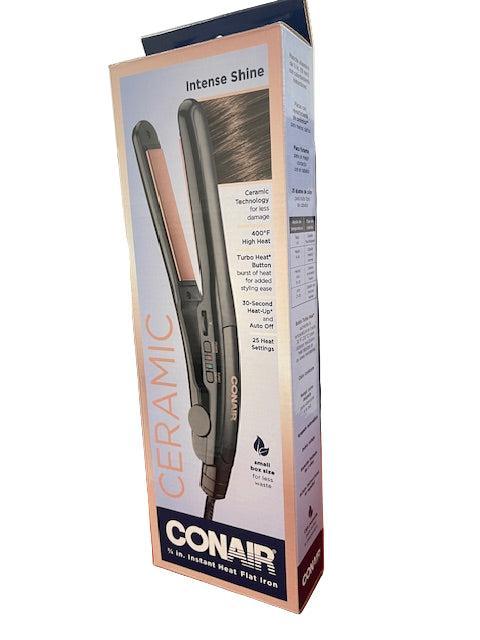Wholesale-Conair CS4DGNR Ceramic Flat Iron 3/4"-Flat Iron-Electro Vision Inc