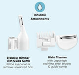 Wholesale-Conair GBLT42 Lithium Ion Rechargeable All-in-One Electric Shave System for Bikini, Body, & Face-Electric Shaver-Electro Vision Inc