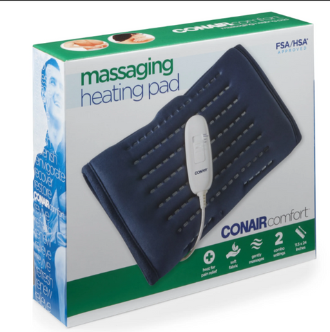 Wholesale-Conair HP08FW Massaging Heating Pad-Electro Vision Inc