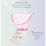 Wholesale-Conair MDF3RAMZX Facial Steamer with Cleansing Brush True Glow-Facial Steamer-Electro Vision Inc
