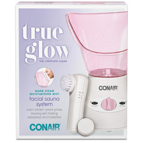 Wholesale-Conair MDF3RAMZX Facial Steamer with Cleansing Brush True Glow-Facial Steamer-Electro Vision Inc