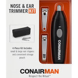 Wholesale-Conair Man PNT15 Nose & Ear Trimmer Kit - 4 Piece Grooming-Trimmer Kit-Electro Vision Inc