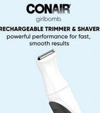 Wholesale-Conair NPGBT02W Rechargeable Bikini and Body Trimmer & Shaver-Shaver-Electro Vision Inc