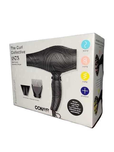 Wholesale-Conair NPTCCD01 The Curl Collective 1875 Watt Ionic Ceramic Hair Dryer-Hair Dryer-Electro Vision Inc