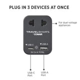 Wholesale-Conair NWG20XR EU Adapter with USB & USB-C-Adapters-Electro Vision Inc