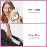 Wholesale-Conair TS185 Iron 2-in-1, Travel Flat Iron-Electro Vision Inc