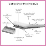 Wholesale-Conair TS185 Iron 2-in-1, Travel Flat Iron-Flat Iron-Electro Vision Inc