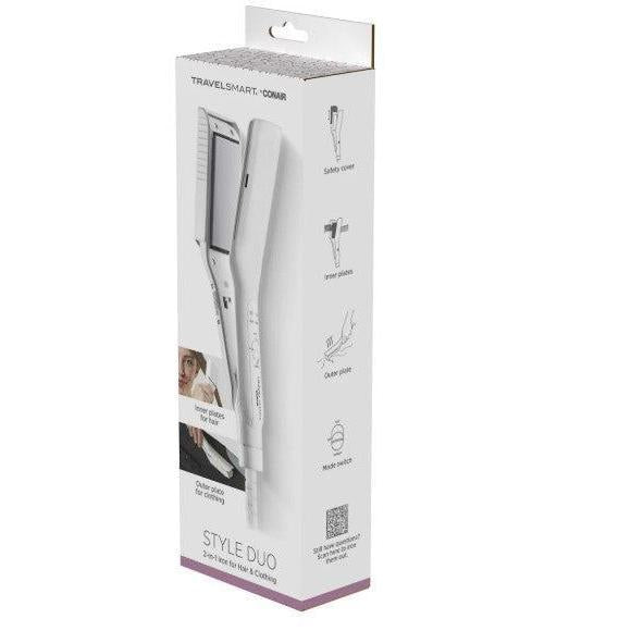 Wholesale-Conair TS185 Iron 2-in-1, Travel Flat Iron-Flat Iron-Electro Vision Inc
