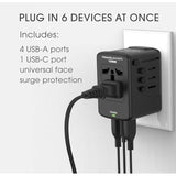 Wholesale-Conair TS450T Fast Charge Worldwide Adapter-Adapters-Electro Vision Inc