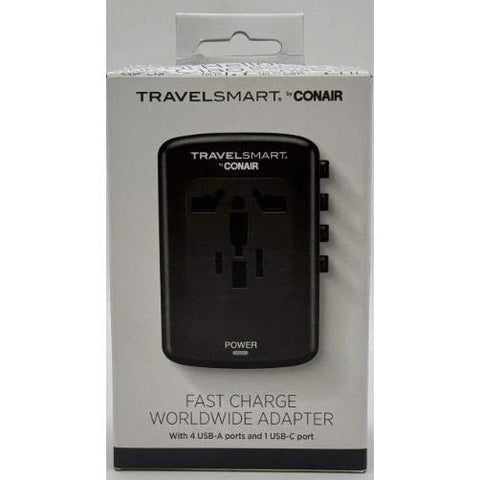 Wholesale-Conair TS450T Fast Charge Worldwide Adapter-Adapters-Electro Vision Inc