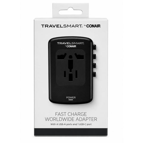 Wholesale-Conair TS450T Fast Charge Worldwide Adapter-Adapters-Electro Vision Inc