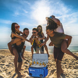 Wholesale-Corona 00715 Cooler Bags with Bluetooth Speaker - Blue-Cooler Bag-Electro Vision Inc
