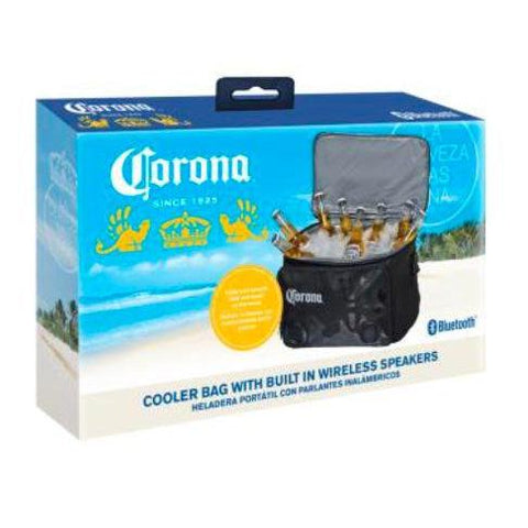 Wholesale-Corona 00716 Cooler Bags with Bluetooth Speaker - Black-Cooler Bag-Electro Vision Inc