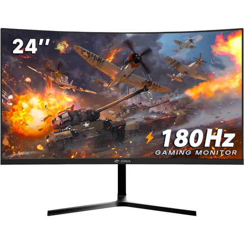 Wholesale-Crua CR240DM Curved Gaming Monitor - 24" 165Hz/180Hz-Electro Vision Inc
