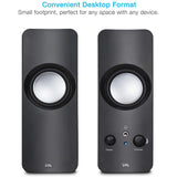 Wholesale-Cyber Acoustics 2050 Speaker 2.0 Curve Sonic-Speakers-Electro Vision Inc