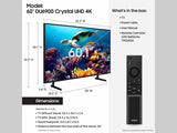 Samsung UN60DU6900 Crystal UHD 4K Smart TV 60"