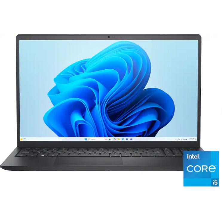 Wholesale-Dell LDC152505434BLKPUS Touchscreen Laptop, 2K Intel Core i5-1334U, 8GB, 512G, 15.6" - Carbon Black-Laptop-Electro Vision Inc