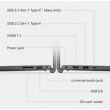 Wholesale-Dell LDC152557656BLKPUS Touchscreen Laptop, AMD Ryzen 7, 7730U, 16GB, 512GB, 15.6" - Carbon Black-Laptop-Electro Vision Inc