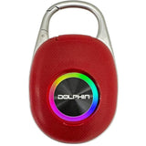 Wholesale-Dolphin CLP500 Clip On Bluetooth Speaker - Red-Bluetooth Speaker-Electro Vision Inc