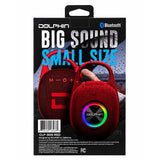 Wholesale-Dolphin CLP500 Clip On Bluetooth Speaker - Red-Bluetooth Speaker-Electro Vision Inc