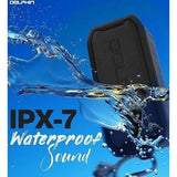 Wholesale-Dolphin DR20 Mini Waterproof Bluetooth Speaker with USB Port and Radio-Speaker-Electro Vision Inc