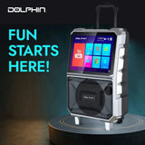 Wholesale-Dolphin KB85R Portable 8" Karaoke Speaker w/ Android Tablet-Karaoke Speaker-Electro Vision Inc