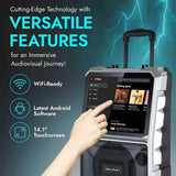 Wholesale-Dolphin KB85R Portable 8" Karaoke Speaker w/ Android Tablet-Karaoke Speaker-Electro Vision Inc
