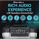 Wholesale-Dolphin KB85R Portable 8 Karaoke Speaker w/ Android Tablet-Karaoke Speaker-Electro Vision Inc