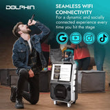 Wholesale-Dolphin KB85R Portable 8" Karaoke Speaker w/ Android Tablet-Karaoke Speaker-Electro Vision Inc