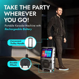 Wholesale-Dolphin KB85R Portable 8" Karaoke Speaker w/ Android Tablet-Karaoke Speaker-Electro Vision Inc