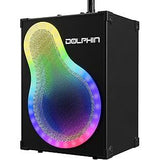Wholesale-Dolphin KP-500 Portable Bluetooth Karaoke Speaker with Wired Mic and Stand-Electro Vision Inc