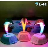 Wholesale-Dolphin L41 Speaker with Wireless Charging Bluetooth - Night Light-Electro Vision Inc