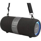 Wholesale-Dolphin LX-60 Black Bluetooth Speaker Boombox - Waterproof, Dual 3" Woofers-Electro Vision Inc
