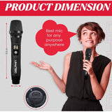 Wholesale-Dolphin MCX11 Professional Wireless USB-C Rechargeable Microphone - Blue-Wireless Microphone-Electro Vision Inc