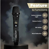 Wholesale-Dolphin MCX21 Dual Professional Wireless USB-C Rechargeable Microphone-Microphone-Electro Vision Inc