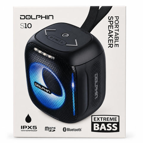 Wholesale-Dolphin S10 Waterproof Portable Party Speaker-Speaker-Electro Vision Inc
