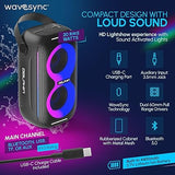 Wholesale-Dolphin S20-BK Portable IPX5 Bluetooth Speaker Black-Electro Vision Inc