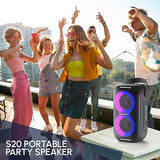 Wholesale-Dolphin S20-BK Portable IPX5 Bluetooth Speaker Black-Electro Vision Inc