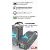 Wholesale-Dolphin S20-BK Portable IPX5 Bluetooth Speaker - Black IPX5 Waterproof, Compact Design-Speaker-Electro Vision Inc