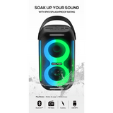 Wholesale-Dolphin S20-BK Portable IPX5 Bluetooth Speaker - Black IPX5 Waterproof, Compact Design-Speaker-Electro Vision Inc