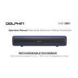 Wholesale-Dolphin SNB-165R Portable 16" Soundbar with Light-Soundbar-Electro Vision Inc