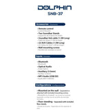 Wholesale-Dolphin SNB37 Bluetooth Multi Configuration Soundbar to Soundtower Speaker for TV-Electro Vision Inc