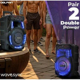 Wholesale-Dolphin SP1217RBT Rechargeable Party Speaker 12"-Speaker-Electro Vision Inc