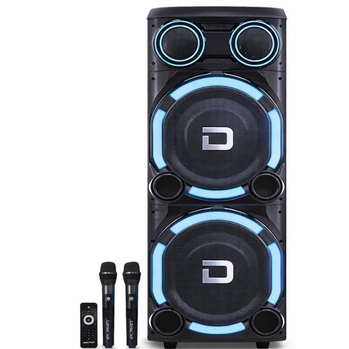 Wholesale-Dolphin SP185BT Dual Pro Audio Speaker 15"-Speaker-Electro Vision Inc