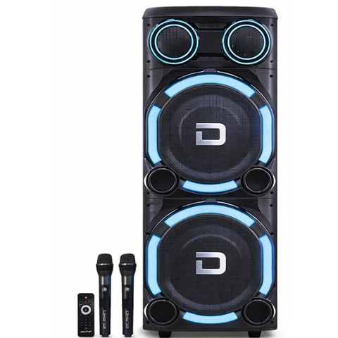 Wholesale-Dolphin SP185BT Dual Pro Audio Speaker 15"-Speaker-Electro Vision Inc