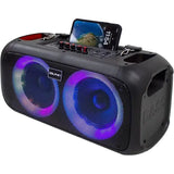 Wholesale-Dolphin SP2600RBT Dual 6.5" Party Speaker with Shoulder Strap-Electro Vision Inc