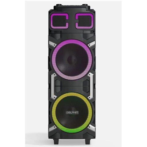 Wholesale-Dolphin SP3210RBT Dual Rechargeable Party Karaoke Machine 10"-Karaoke System-Electro Vision Inc